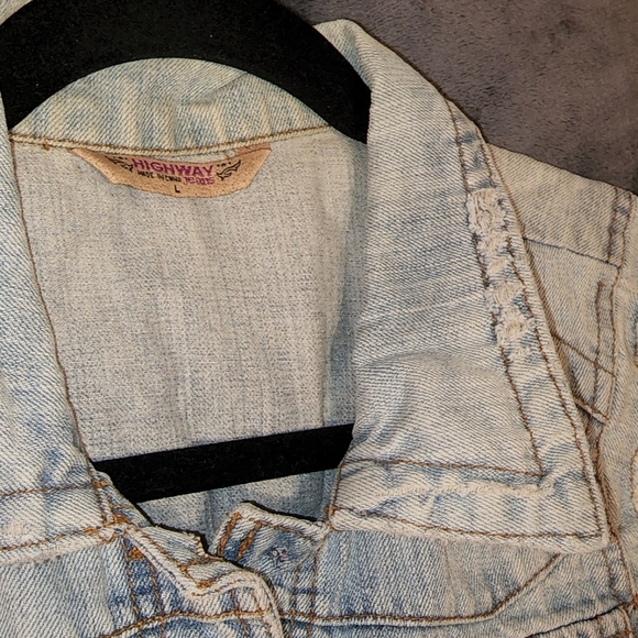 ** DONATED ** Denim Vest - Picture 2 of 3